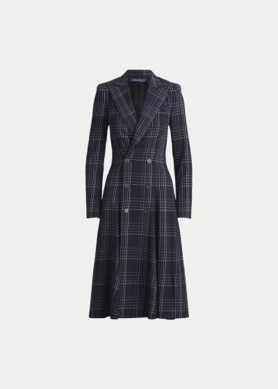 Vestido Ralph Lauren Zoie Plaid Wool Day Mulher 30465-FZGA